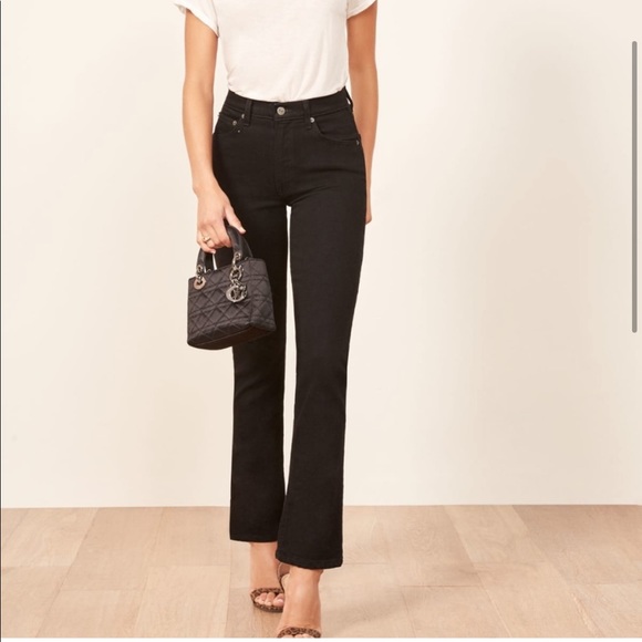 Reformation Denim - Reformation Black High Rise Women Jeans
